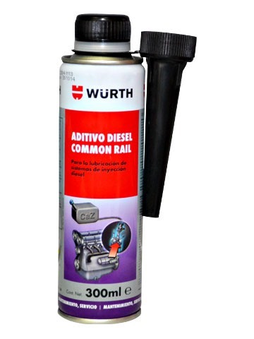Antihumos diesel limpiador de inyectores Wurth, 300ml